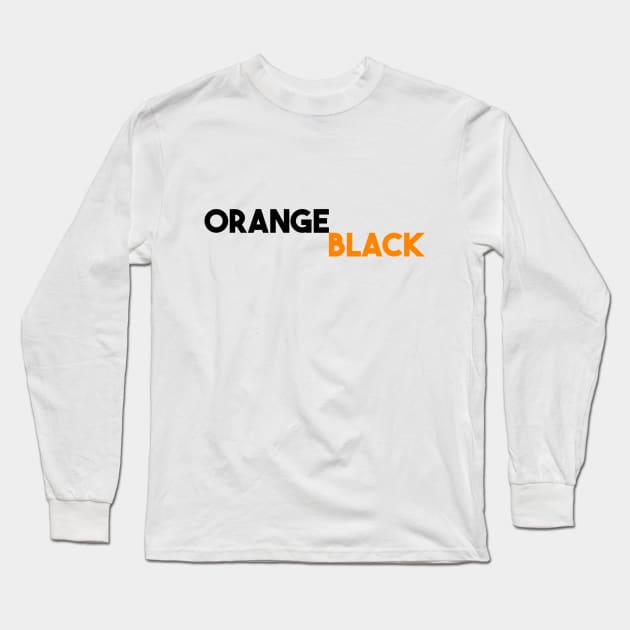 Orange is the new black Long Sleeve T-Shirt by thepeartree